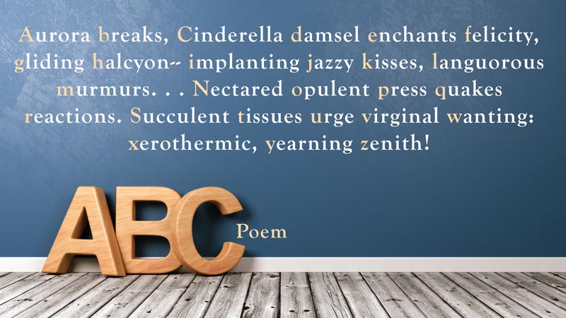 ABC Poetry Definition