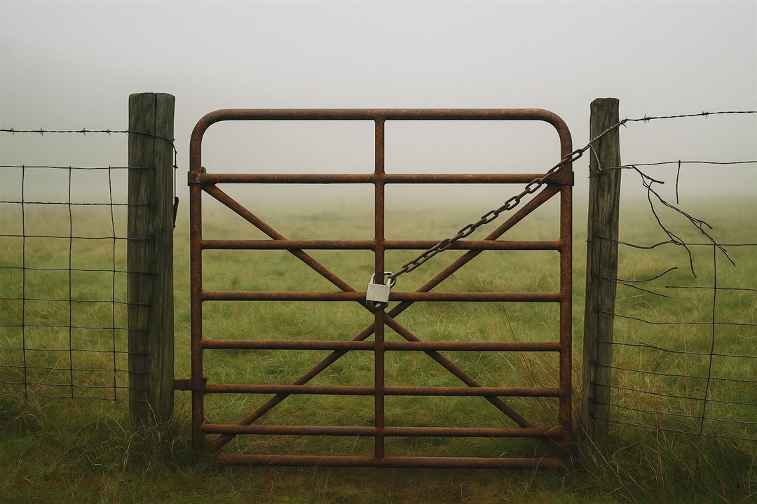 gate shut