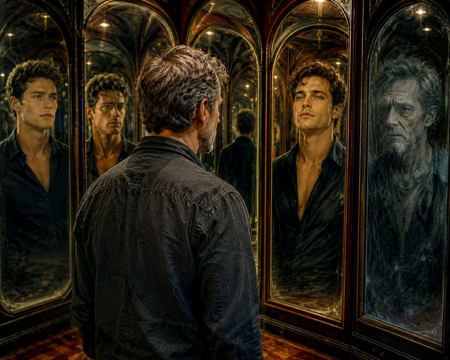 mirrored
