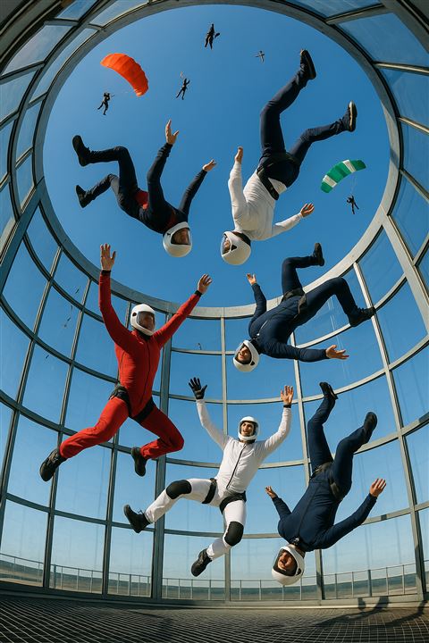 skydiving