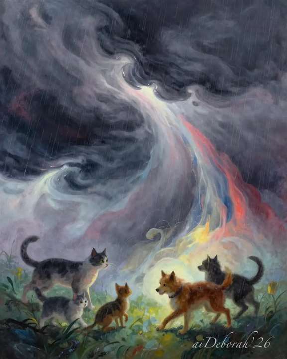 Raining