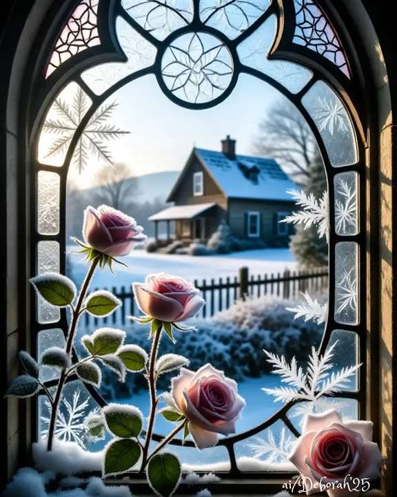 Winter Roses 