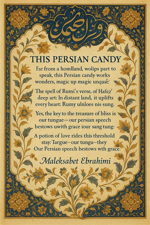 Maleksabet Ebrahimi Persian Poetry