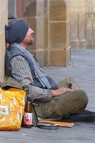 Homeless War Refugee