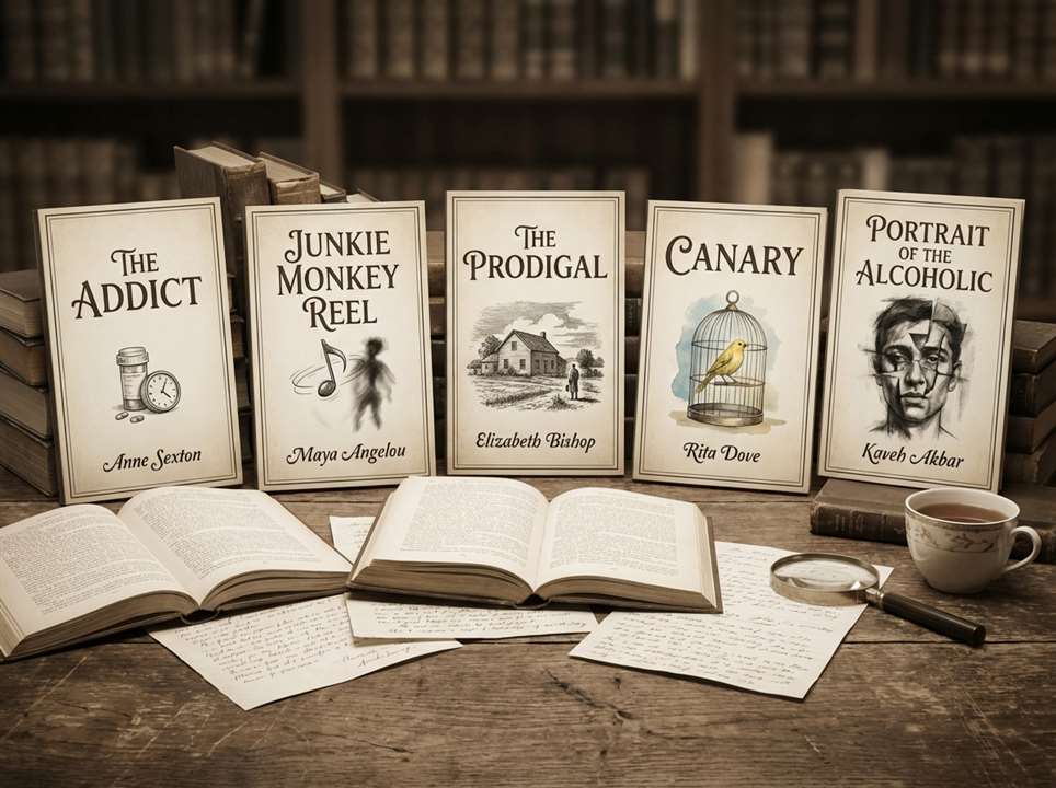 5 Famous Poems That Explore Struggle and Addiction