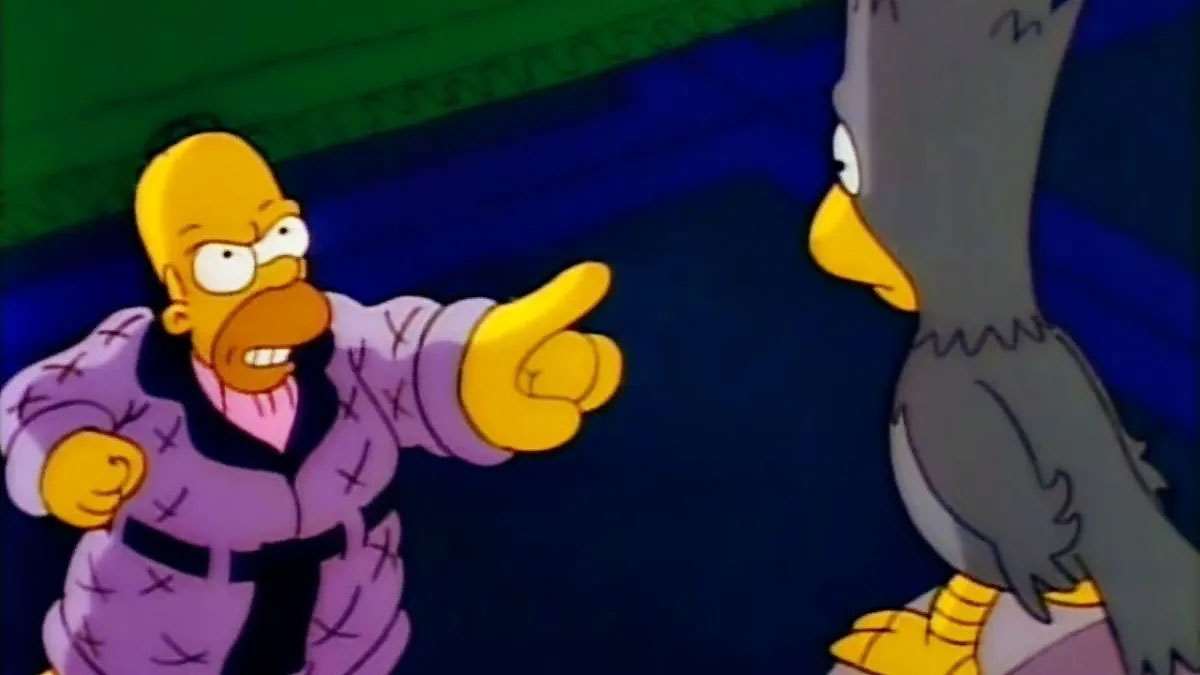 Edgar Allan Poe's The Raven Parody on The Simpsons