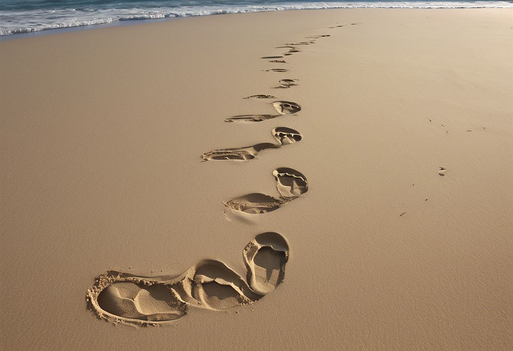 Footprints in the Sand by Mary Stevenson