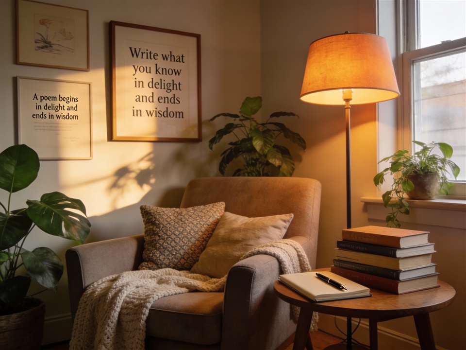 How Writers Create Inspiring Reading Corners