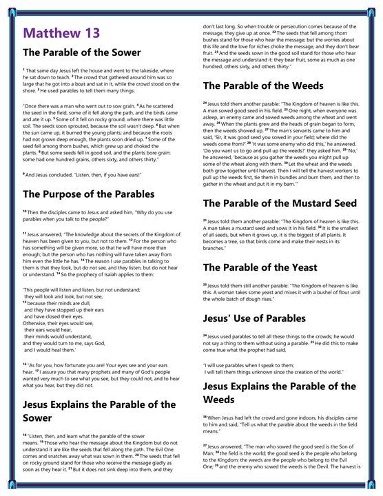 Parables of Jesus
