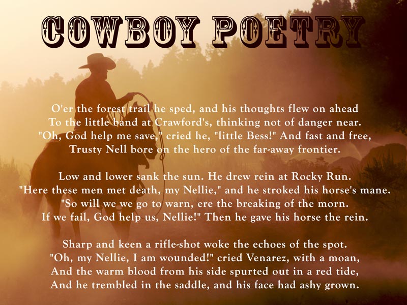 Cowboy Poetry