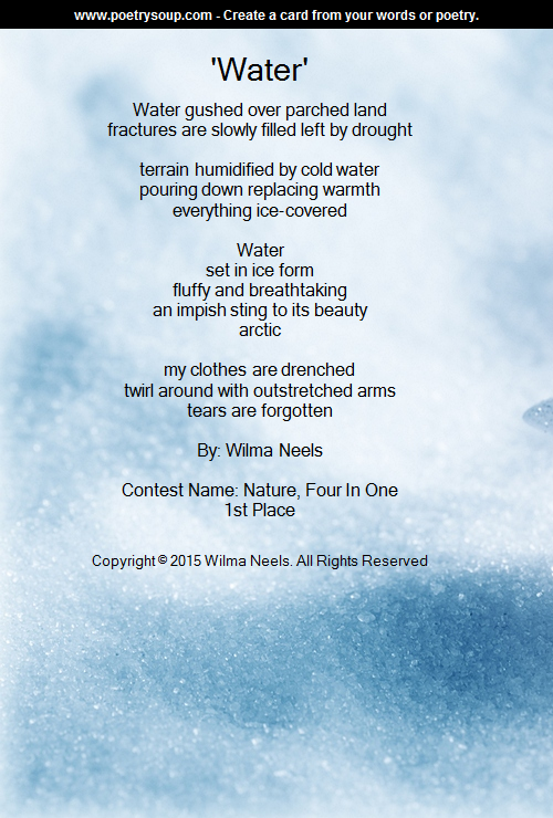 Water Cycle Poems For Kids