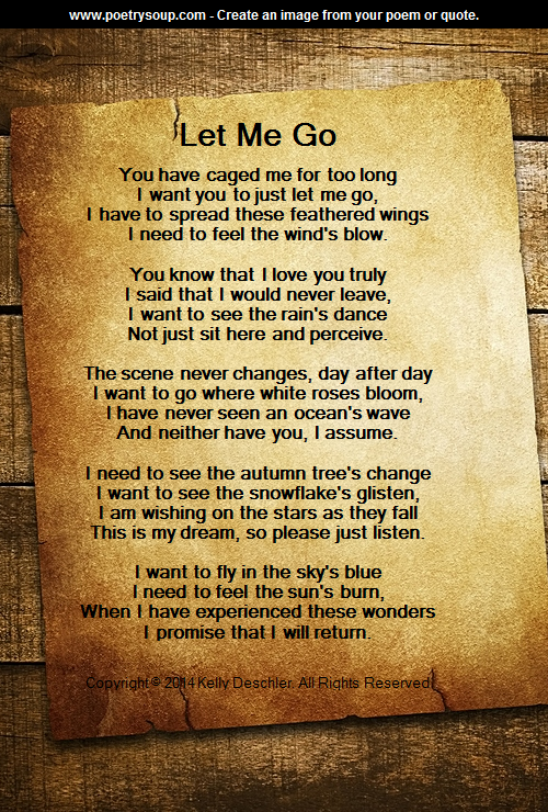 Miss Me But Let Me Go Poem Printable