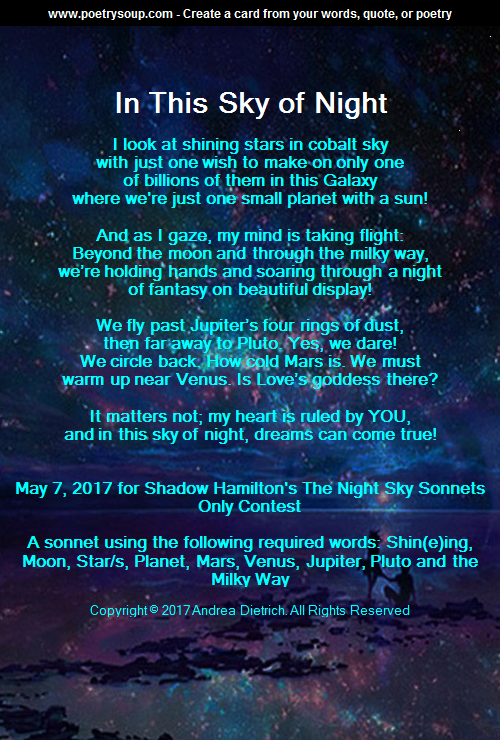 My shining star poem