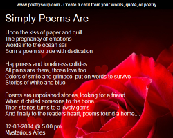 Poetry Art