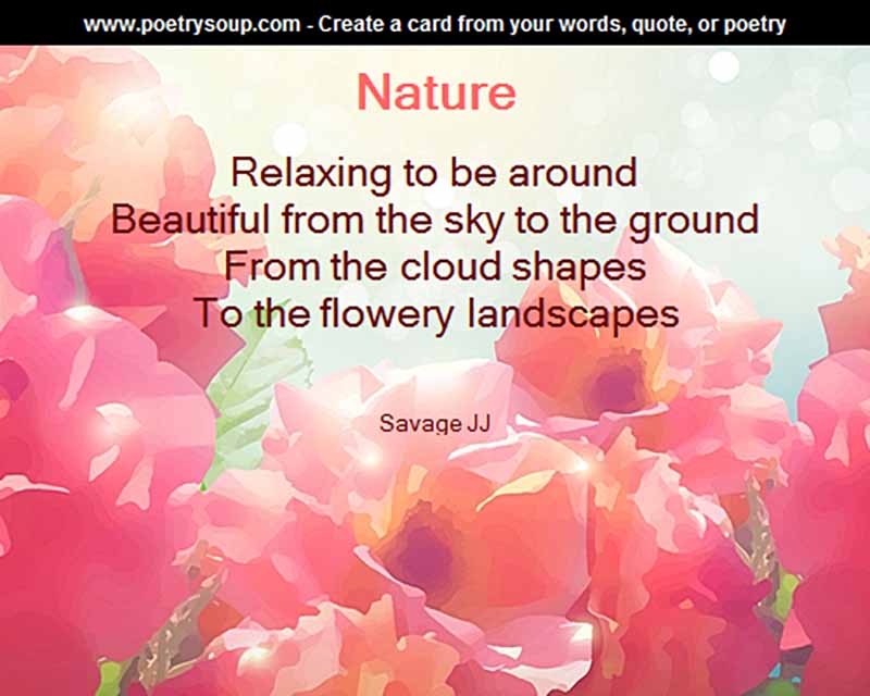 Nature Poems Examples Of Poetry